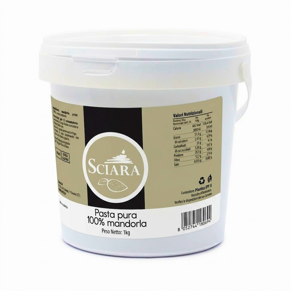 Base per Gelato alla Mandorla - Sciara La terra del pistacchio Bronte