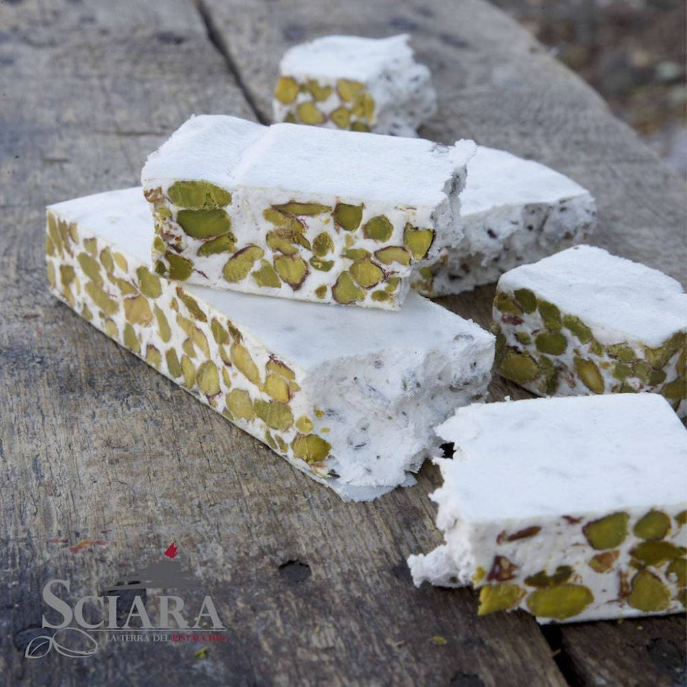 Torrone di Pistacchio 150 grammi - Sciara La terra del pistacchio Bronte