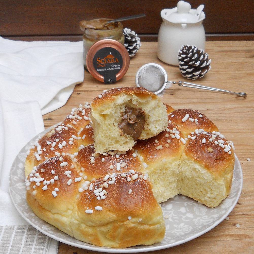 Crema di Pistacchio e Cioccolato di Modica 190 grammi - Sciara La terra del pistacchio Bronte